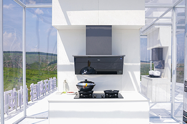 Largest PM2.5 mosaic with readings less than 40μg-m³ in a range hood cooking test